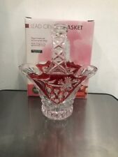 lead crystal basket for sale  OLDHAM
