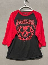 Camisa Killswitch Engage Adulto Crânio Preto Grinalda Raglan Comprimento 3/4 Banda de Música comprar usado  Enviando para Brazil