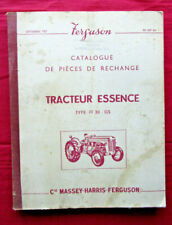 Massey-Ferguson Tracteur essence FF30-GS / catalogue de pièces de rechange  1957 d'occasion  Caderousse