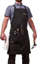 Hudson Durable Goods - Avental de chef de grau profissional para cozinha, churrasqueira - Preto comprar usado  Enviando para Brazil