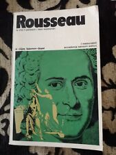 Rousseau. vita pensiero usato  Rosa