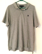 Polo Assn dos EUA. Camisa polo masculina cinza manga curta tamanho XL comprar usado  Enviando para Brazil