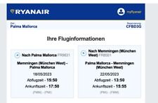 Flugticket ryan air gebraucht kaufen  Schwabmünchen