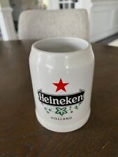 Usado, Caneca de cerveja HEINEKEN Holland Tankard pesada excelente estado 4,75" de altura comprar usado  Enviando para Brazil