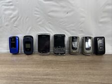 VTG Lot of 7 Old Flip Cell Phones - Samsung Nokia BlackBerry - Untested, used for sale  Shipping to South Africa