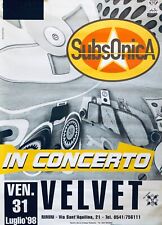 Subsonica poster manifesto usato  Potenza Picena
