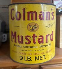 Colemans mustard original for sale  HINCKLEY