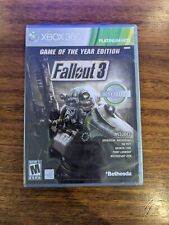 Used, Fallout 3 - Game of the Year Edition Microsoft Xbox 360 - Platinum Hits Complete for sale  Shipping to South Africa