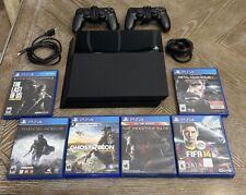 PS4 500GB Black (CUH-1001A) Console Bundle (6 Games, 2 Controllers) TESTED for sale  Shipping to South Africa