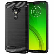 Usado, Capa gel fibra de carbono ultra fina à prova de choque para Motorola Moto G7 Power Case comprar usado  Enviando para Brazil