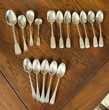 hallmarked silver solid silver spoons for sale  LEEDS