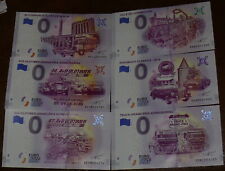 Banknoty pamiątkowe 0 Euro - 6 sztuk Okazja! Grand - Prix na sprzedaż  PL