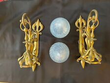 Pair antique brass for sale  East Granby