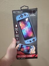 BYTECH Silicone Case for Nintendo Switch | Case And Thumb Grips Blue, used for sale  Shipping to South Africa