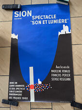 Affiche ancienne sion d'occasion  Vaux-sur-Mer