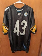 Camiseta de futebol Reebok On Field Pittsburgh Steelers #43 Troy Polamalu tamanho grande comprar usado  Enviando para Brazil