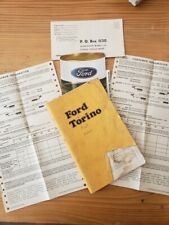 Ford Torino 1974 manual y documentación del propietario segunda mano  Embacar hacia Mexico
