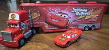 Remolque para camiones Disney Pixar Cars Mack Superliner Lightning McQueen conjunto de juego Mattel segunda mano  Embacar hacia Argentina