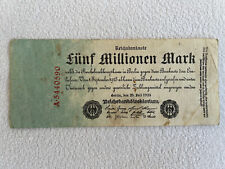 Reichsbanknote inflation milli gebraucht kaufen  Freising