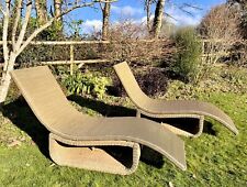 Rattan sun loungers for sale  HELSTON