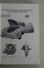 Werkstatthandbuch porsche 356 gebraucht kaufen  Jever