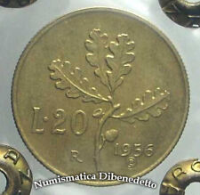 Repubblica Italiana - 20 Lire Ramo di Quercia dal 1956 al 2001 da BB a FDC ECZ usato  Barletta