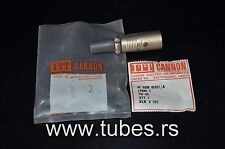 Usado, Conector de micrófono ITT Cannon macho XLR-3-12C REEDICIÓN XLR 3 12C (3 polos) hecho en el Reino Unido segunda mano  Embacar hacia Argentina