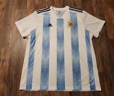 Camiseta deportiva para el hogar de fútbol argentino Adidas AFA 2017 Climalite para hombre 2XL fútbol segunda mano  Embacar hacia Argentina