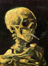 Skull burning cigarette for sale  Amesbury