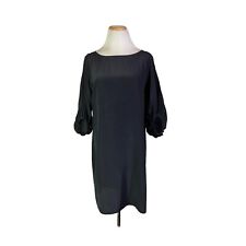 Vestido Fifteen Twenty Talla L Negro Cambio Pulóver de Seda Cuello de Barco segunda mano  Embacar hacia Argentina