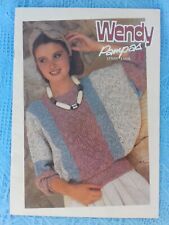 Knitting pattern wendy for sale  TAMWORTH