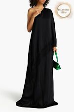 RRP€2206 ANDREW GN Evening Gown FR44 US12 XXL One Shoulder Tassel Made in France for sale  Shipping to South Africa