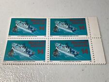 Ilha Marshall 1995 Bloco de 4, em perfeito estado, nunca articulado, sem chiclete, selos postais, barcos, usado comprar usado  Enviando para Brazil