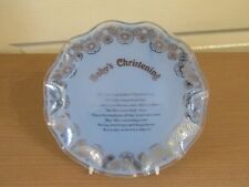 Baby christening plate. for sale  GRIMSBY