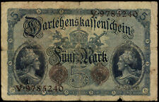 Jugendstil banknote 1914 gebraucht kaufen  Deutschland