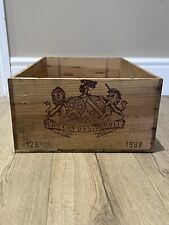 wooden wine crate for sale  ROSSENDALE