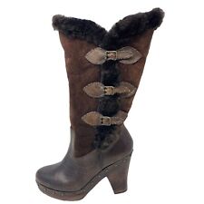 Frye shearling brown for sale  Shipping to Ireland