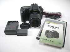 Canon EOS 20D 8.1mp Digital SLR w/EF-S 18-55 f3.5-5.6 for sale  Shipping to South Africa