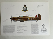 Hurricane signed ww2 for sale  BARNSLEY