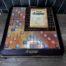 Juego de mesa giratoria Scrabble edición de lujo azulejos de madera 1999 completo, usado segunda mano  Embacar hacia Argentina