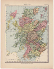 C1895 maps scotland for sale  HORNCASTLE
