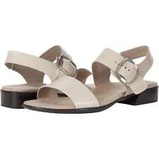 Munro Cleo Open Toe Sandal Bone Leather Womens Size 12 W Wide for sale  Shipping to South Africa