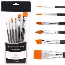 Conjunto de pincéis de pintura facial profissional kit de pincéis de pintura facial ferramentas conjunto com 6 pincéis, usado comprar usado  Enviando para Brazil