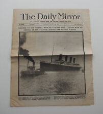 daily mirror titanic for sale  BOOTLE
