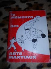 Mémento arts martiaux. d'occasion  Isigny-le-Buat