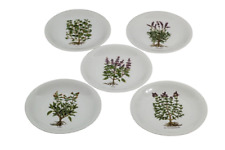 Berry Haute Porcelain Compagnie Nationale Herbs Set of 5 Pie Dessert Plate 7" for sale  Shipping to South Africa