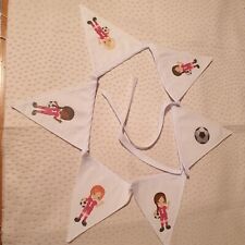 Girl footballer bunting for sale  BURY ST. EDMUNDS