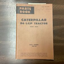 CAT Caterpillar D6 LGP PARTS MANUAL BOOK CATALOG LIST TRACTOR GUIDE 38H1 &up for sale  Sugar Grove