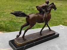 Cheval jockey bronze d'occasion  Les Arcs