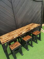 *NEW* Homemade Handmade Wooden Picnic Bench Kids Long Table Toddlers Table for sale  Shipping to South Africa
